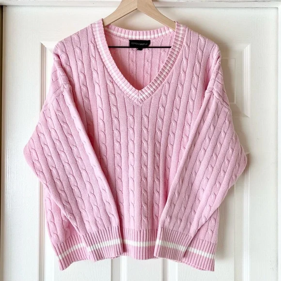 Cotton Candy Sweaters Cotton Candy La Vneck Sweater Oversized